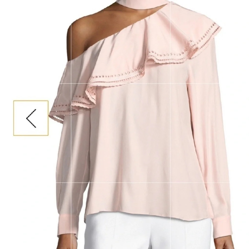 Parker 100% silk blouse size XS